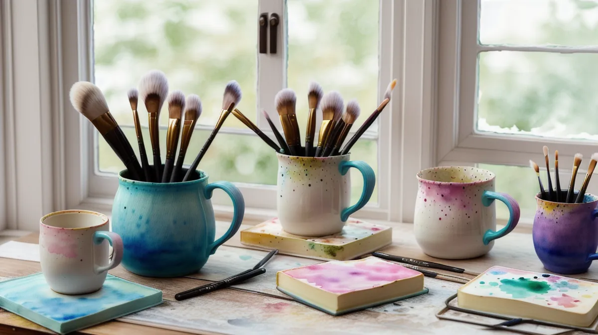 Aquarell für Anfänger online lernen – eine Ruheständlerin startet ihr Sonntagsritual
