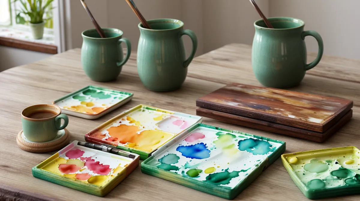 Aquarellfarben entsättigen lernen im Wochenaquarell Kurs: Farben mischen für ruhigere Hobbymaler-Bilder