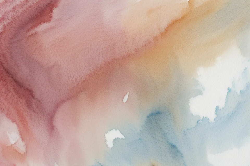 Detailaufnahme der Granulierungstechnik mit trockenem Pinsel auf strukturiertem Aquarellpapier zur Farben-Entsättigung.