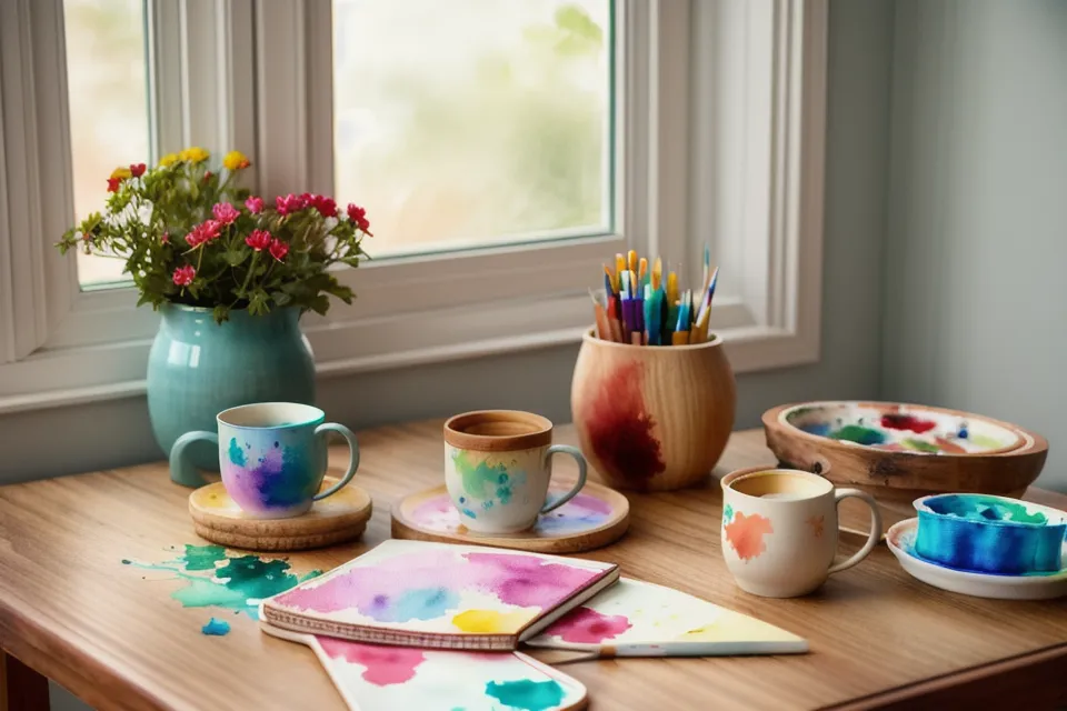 Bleistift-Vorzeichnung für einen zwölfteiligen Aquarell Farbkreis, Farbenlehre für Anfänger auf dickerem Aquarellpapier