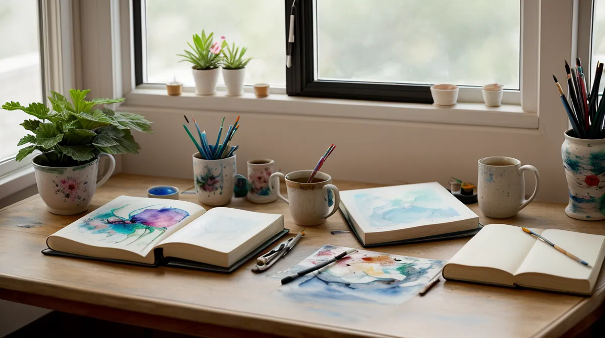 Realistische Hauttöne im Aquarell-Porträt: Farben mischen für die Hobbymalerei