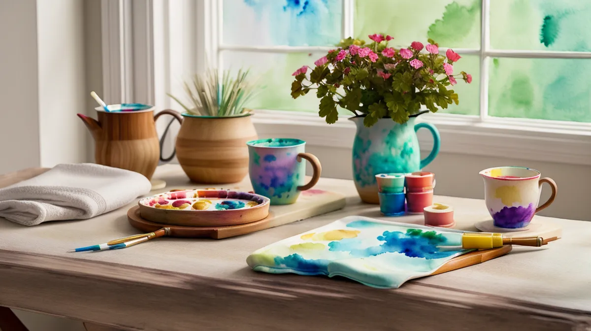 Aquarellpinsel reinigen und pflegen – Pinselpflege für lange Haltbarkeit am Küchentisch