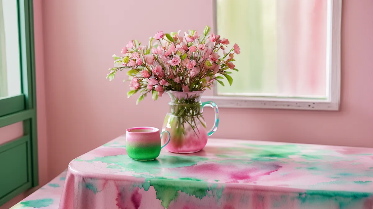 Aquarell für Anfänger: Blumen einfach malen ohne Vorkenntnisse auf dem Küchentisch