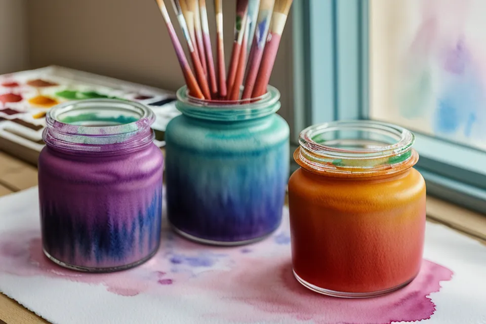 Ineinanderfließende Aquarellfarben auf feuchtem Papier – Gefieder-Textur für kleine Vögel in Aquarell